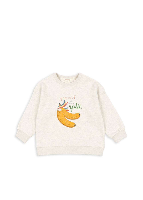 Konges Sløjd Loupy Lou Sweatshirt Off White Melange