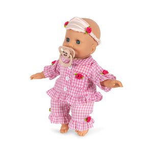 Konges Sløjd Lulu Puppe 34 cm mit Pyjama und Schlafmaske