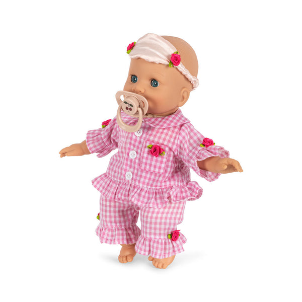 Konges Sløjd Lulu Puppe 34 cm mit Pyjama und Schlafmaske