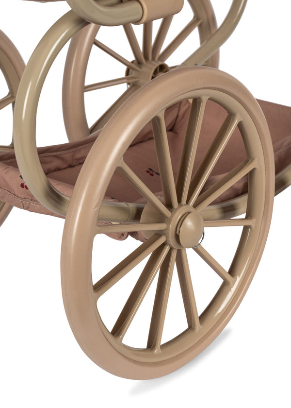 Konges Sløjd Minnie Puppenwagen Cherry Blush zusammengeklappt