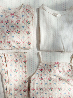 Konges Sløjd Minnie Shirt Fleur Decor zur passenden Hose kombiniert