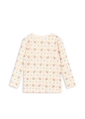 Pointelle-Struktur der GOTS-zertifizierten Minnie Bluse von Konges Sløjd