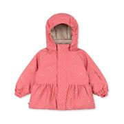 Mismou Rüschen-Winterjacke Cherry Berry Dot