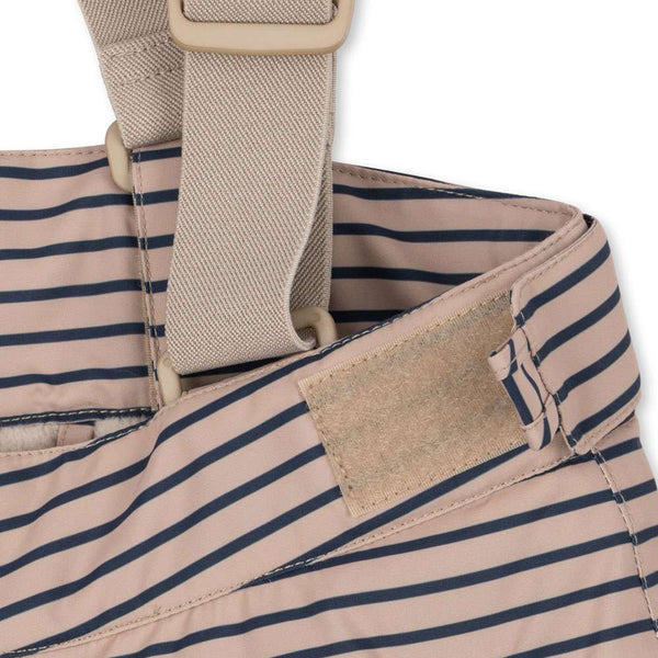 Verschweisste Nähte der wasserdichten Mismou Schneehose Stripe La Mer von Konges Sløjd