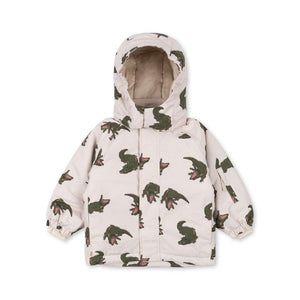 Konges Sløjd Mismou Winterjacke in Crocodile, Vorderansicht