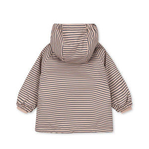 Mismou Winterjacke Stripe La Mer von Konges Sløjd mit Sturmmanschetten und Haken für Handschuhe