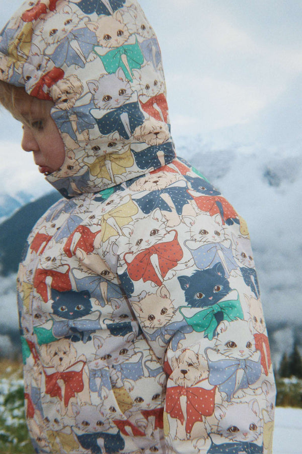 Nohr Schneeanzug Like Cats and Dogs von Konges Sløjd mit abnehmbarer Kapuze