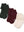 3er-Pack Rüschensocken Green Mix von Konges Sløjd, alle drei Paar nebeneinander