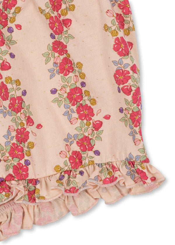 Rüschen-Set Flora Pink von Konges Sløjd – Shirt mit Rüschenkante