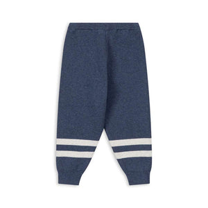 Elastischer Bund der Strickhose Lapis Dark Navy von Konges Sløjd
