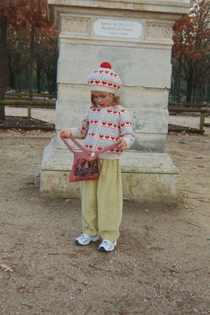 Strickjacke Belou Heart von Konges Sløjd zum Winteroutfit