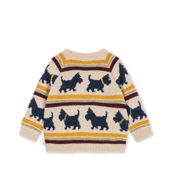Hundemotiv am Konges Sløjd Pullover Belou Piccolo Scottie