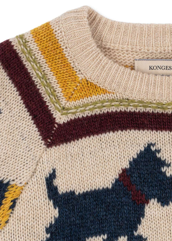 Rippensäume des Strickpullovers Belou von Konges Sløjd