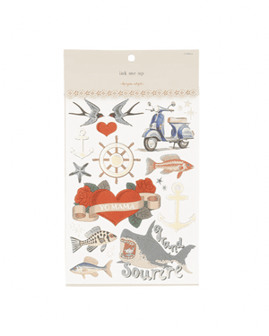 Konges Sløjd Tattoos Boy Mix Pack mit über 30 Motiven