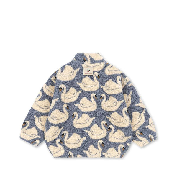 Konges Sløjd Teddyjacke Jody Swan – Rückansicht