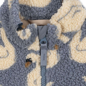 Konges Sløjd Teddyjacke Jody Swan – Detailansicht