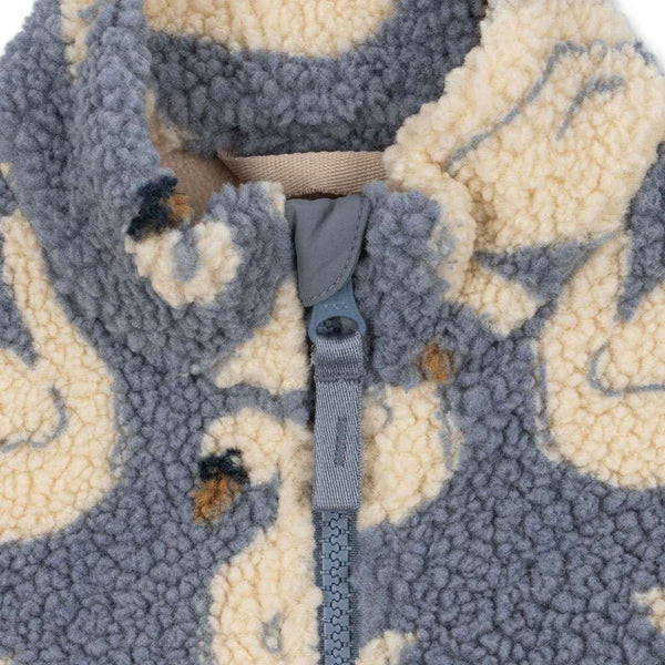 Konges Sløjd Teddyjacke Jody Swan – Detailansicht