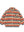 Konges Sløjd Teddyjacke Jody Tangerine Stripe für Kinder