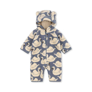 Konges Sløjd Teddyoverall Jody Swan für Babys – kuschelwarm