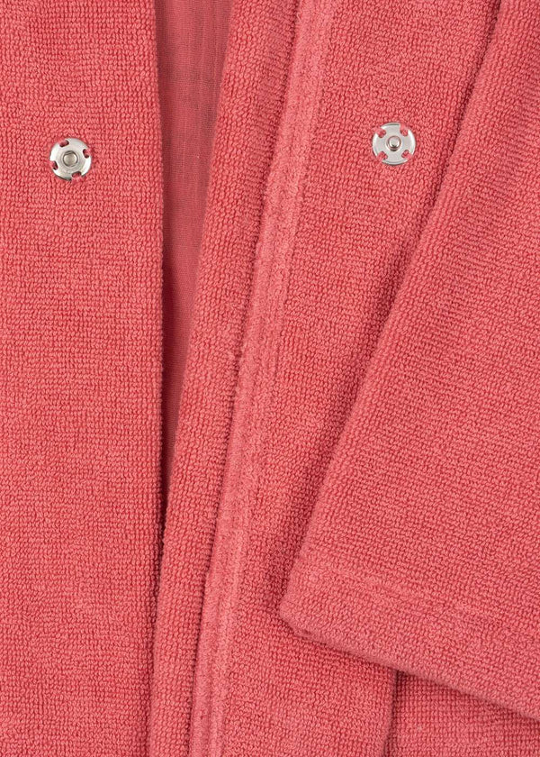 Konges Sløjd Bademantel Flamingo Plum aus 100 % Bio-Baumwolle