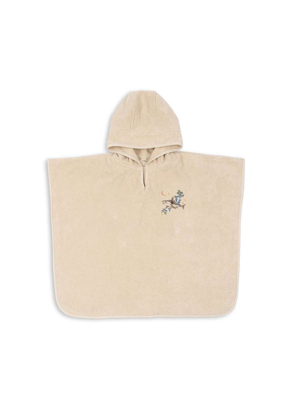Konges Sløjd Terry Badeponcho Summer Sand aus Frottee-Bio-Baumwolle