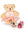 Gesticktes Gesicht des Konges Sløjd Tiny Teddy Birthday