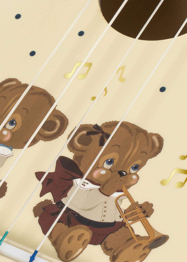 Steg aus Kiefer an der Ukulele Teddy Bear von Konges Sløjd