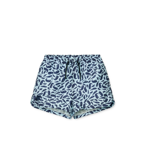 Liewood Aiden Badeshorts in Ocean Pure Sky mit UV-Schutz 40+