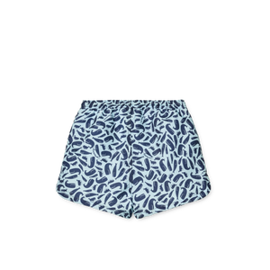 Rückansicht der Liewood Aiden Badeshorts Ocean Pure Sky
