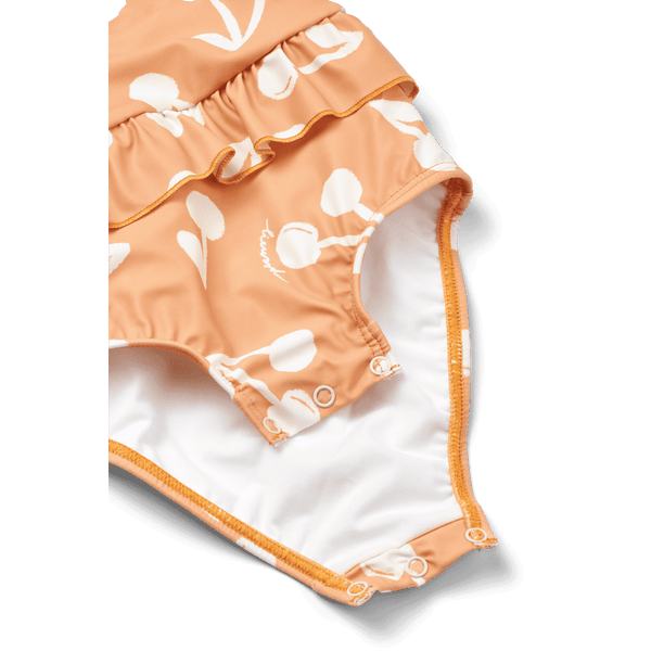 Druckknöpfe im Schritt des Liewood Amina Baby Badekleids