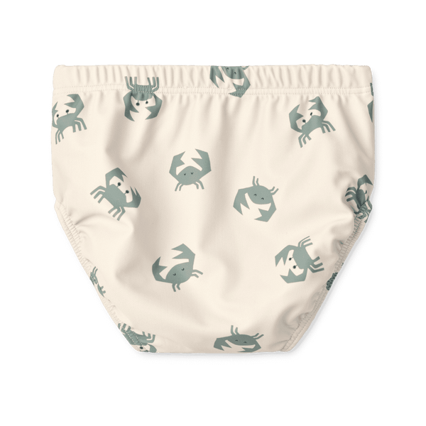 Krebs-Print auf den Liewood Anthony Baby Schwimmpants