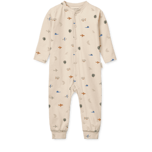 Liewood Birk Pyjama Jumpsuit Aviator aus 95 % Bio-Baumwolle