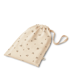 Birk Einteiler-Pyjama von Liewood in Peach mit GOTS-Zertifikat