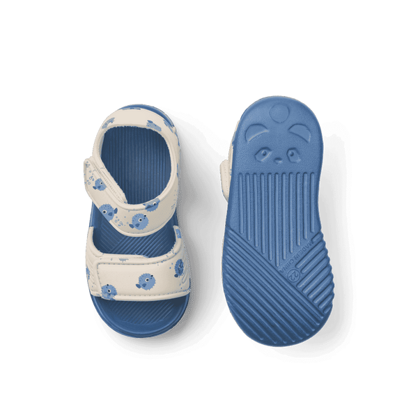 Liewood Blumer Sandalen Pufferfish – Klettverschluss im Detail
