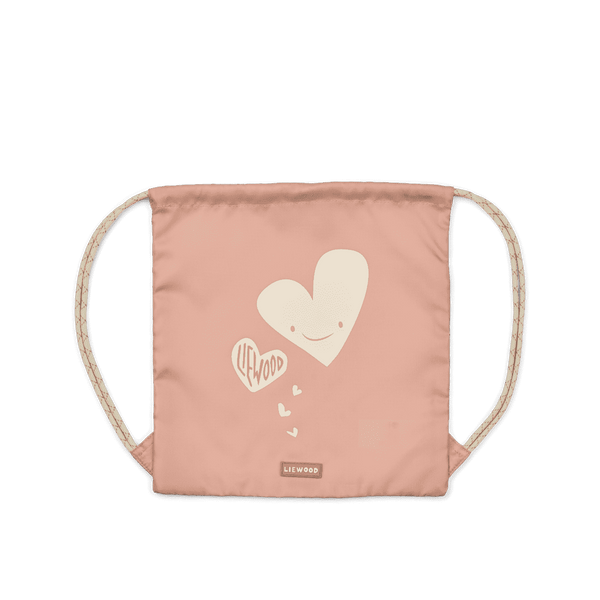 Liewood Danella Sportsack Hearts in Pale Tuscany mit Kordelzug