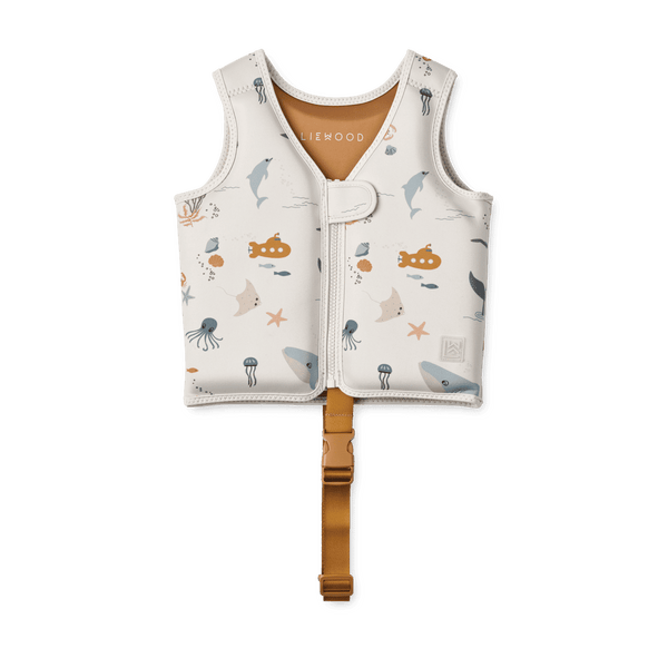 Liewood Dove Schwimmweste Sea Creatures mit Meerestier-Print