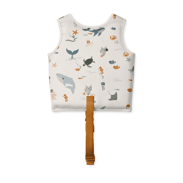 Liewood Dove Schwimmweste Sea Creatures – Rückansicht
