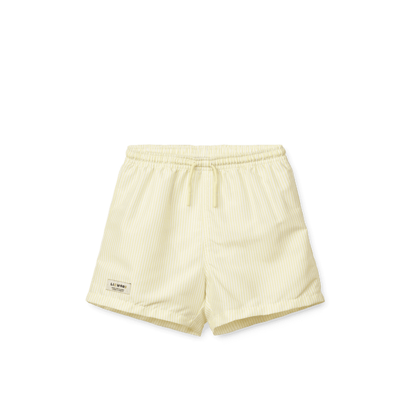 Liewood Duke Badeshorts Stripe Lemonade mit UV-Schutz 40+