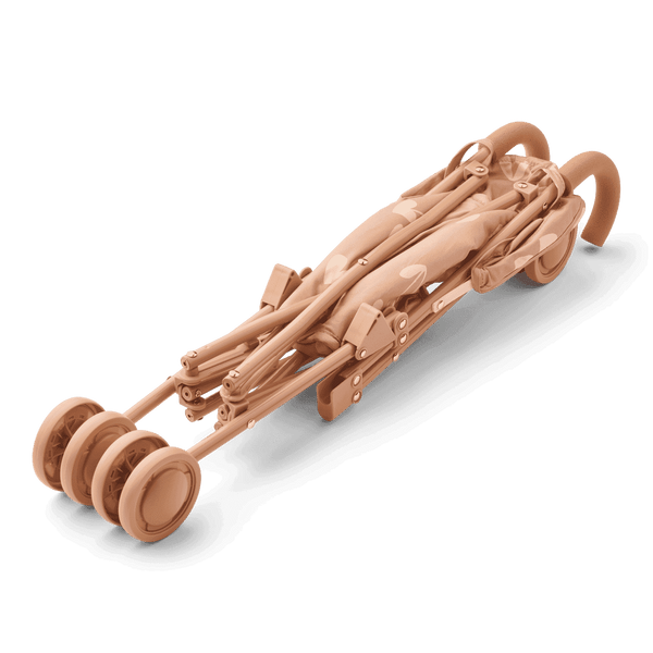 Räder des Liewood Elsie Puppenwagens von unten