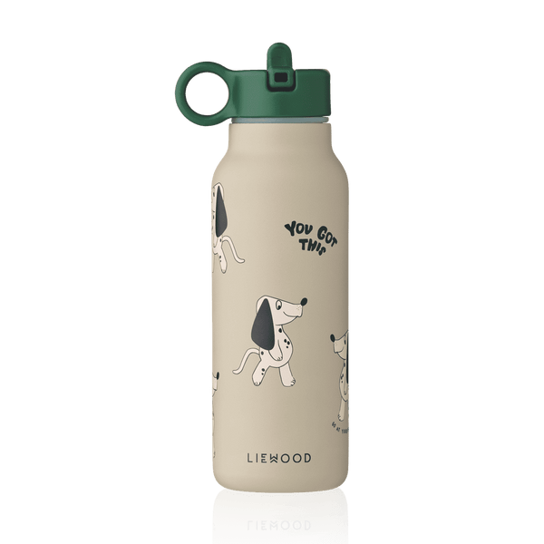 Liewood Trinkflasche Falk Dakota Dog Mist, 350 ml Edelstahl