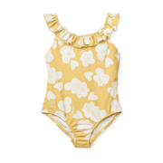 Kallie Badekleid Flower / Lemon Yellow