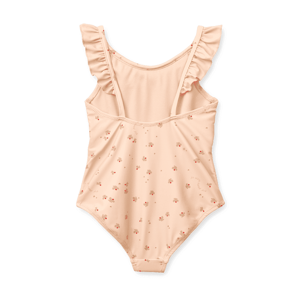 Schmetterlings-Print des Liewood Kallie Badekleids im Detail