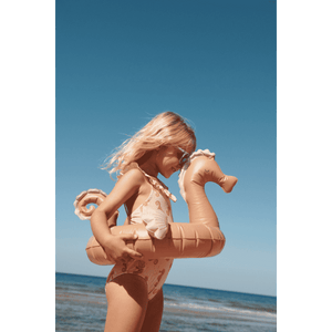 Seepferdchen-Print des Liewood Kallie Badekleids Seahorse