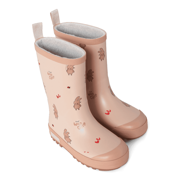 Liewood Mason Thermo-Regenstiefel Wild Child Rosey – gefütterte Gummistiefel für Kinder