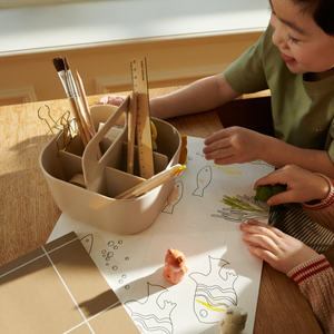 Liewood May Storage Caddy Sandy, Seitenansicht