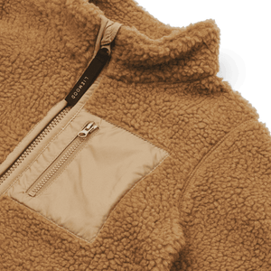 Liewood Nolan Pile Jacke Golden Caramel Oat mix für die Übergangszeit