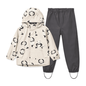 Liewood Pedia Regenset Panda Sandy – Regenjacke und Regenhose im Set