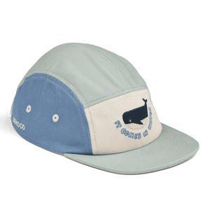 Liewood Rory Cap Ice Blue Mix aus Bio-Baumwolle