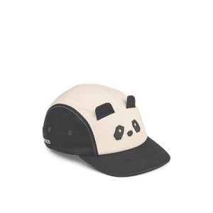 Liewood Rory Panda Cap in Sandy und Dark Grey für Babys