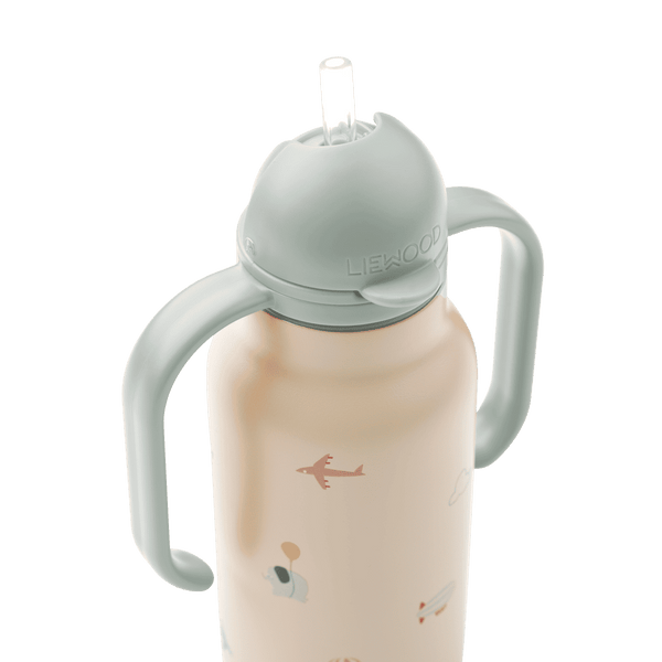 Verschluss der Liewood Kimmie Trinkflasche Flying Sandy im Detail